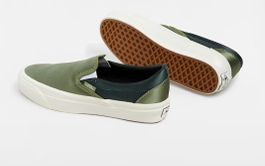 Vans Slip-On Gr.36.5 Grün Satin