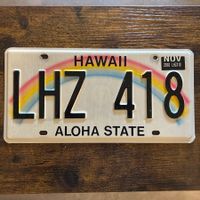 🇺🇸 U.S. Autoschild, Hawaii LHZ 418 - ORIGINAL