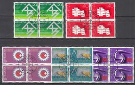 SBK 663 - 667 im 4er-Block mit ET Ortsstempel