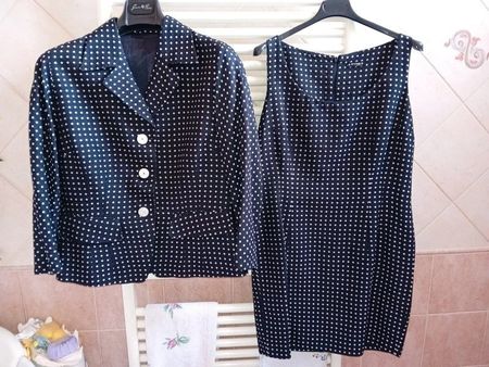 Kiton Jacke & ärmelloses Kleid 100% Feinste Seide 44 M - Neu