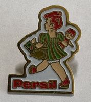 Pin Persil Anstecker Werbefigur Junge mit Baby Sammelobjekt