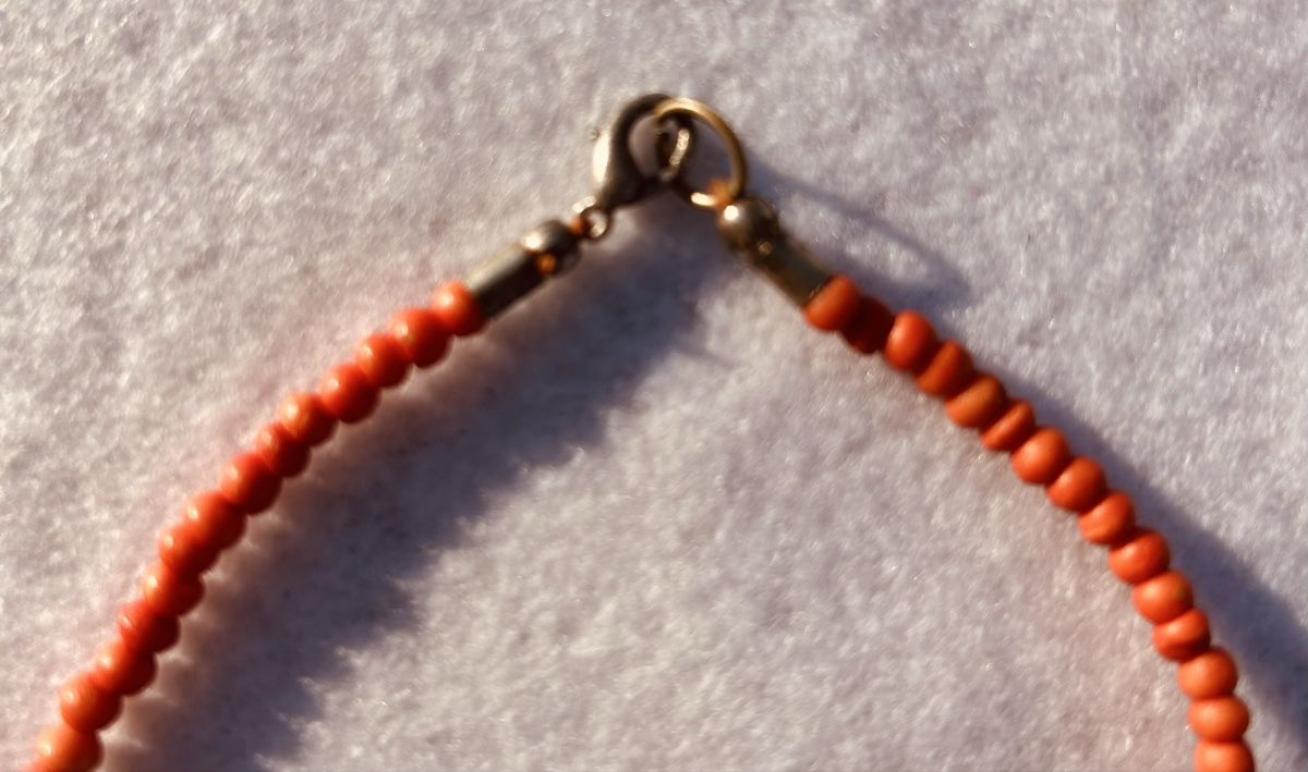 Ketten: Collier en jaspe rouge – Gebraucht aus Suscévaz von ade_t8x2 2