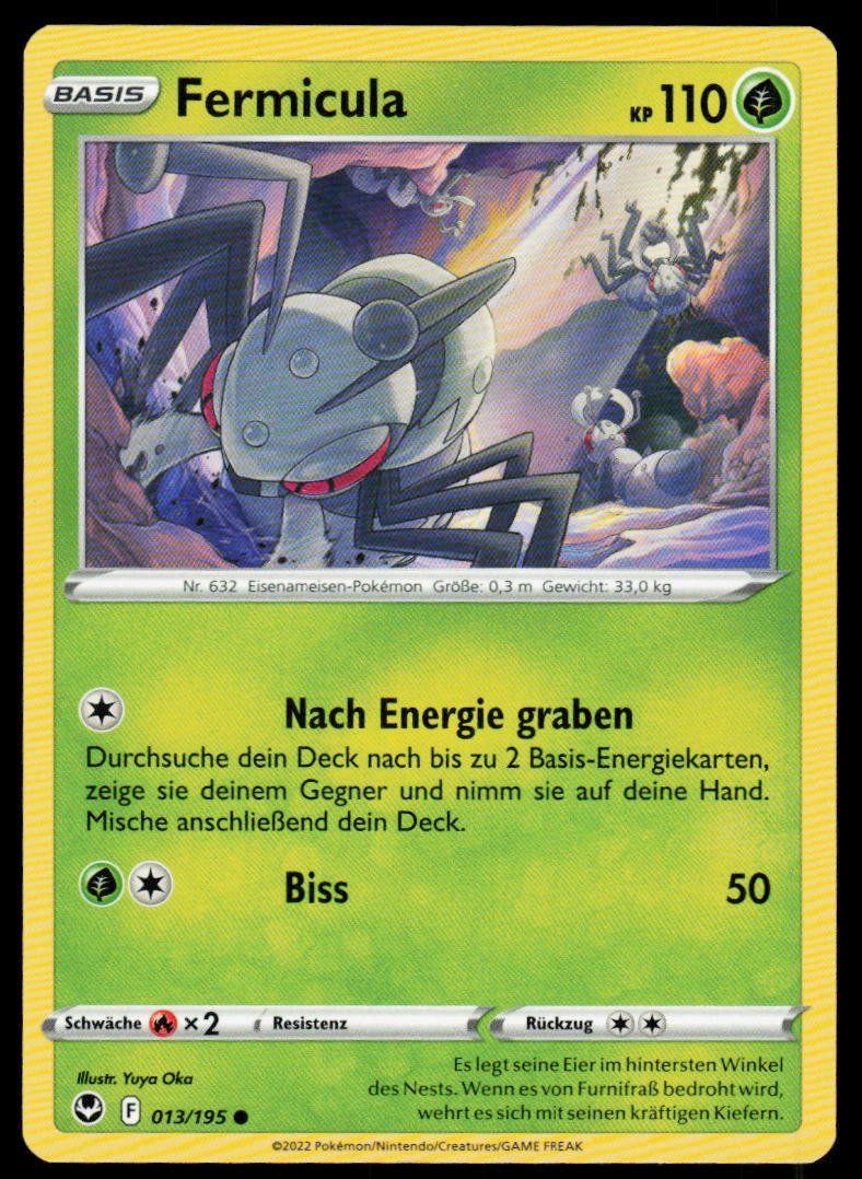 Pokémon Carte collezionabili: Pokemon Fermicula 013/195 – Usato da Herisau venduto da Pokemon2025