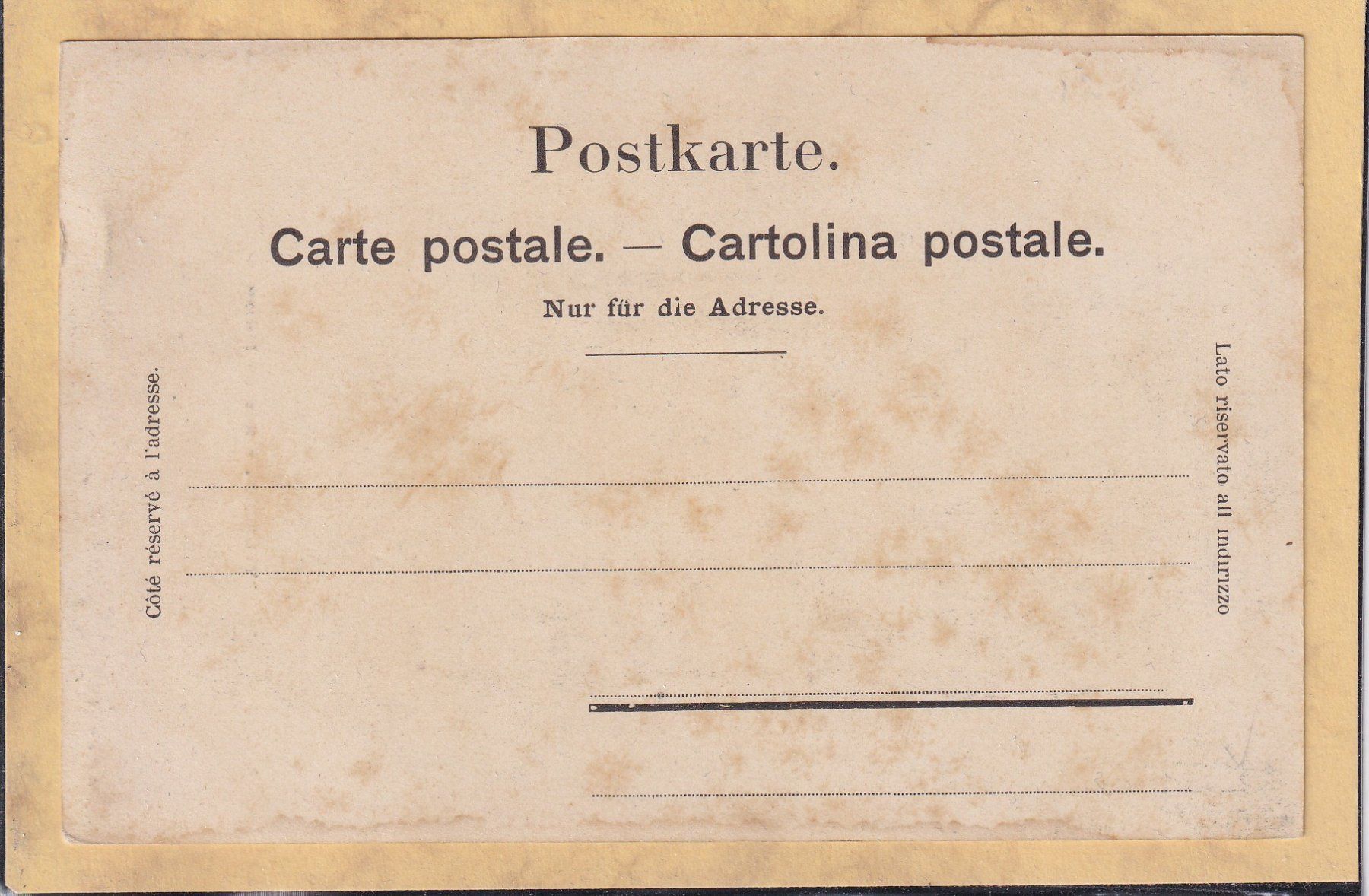Ansichtskarten: Yverdon - rue du Milieu - 1920 – Gebraucht aus Orvin von Pyaeschli 1