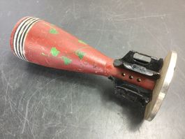 Gebrauchte Militärische Armee Blumenvase verziert