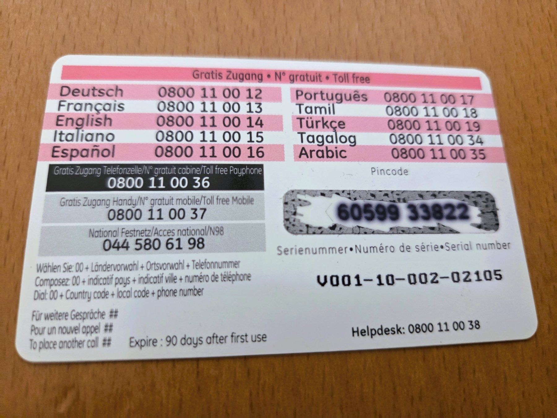 Schede telefoniche: PREPAID - SCHWEIZ – Usato da Brüttisellen venduto da Nighttrain 1