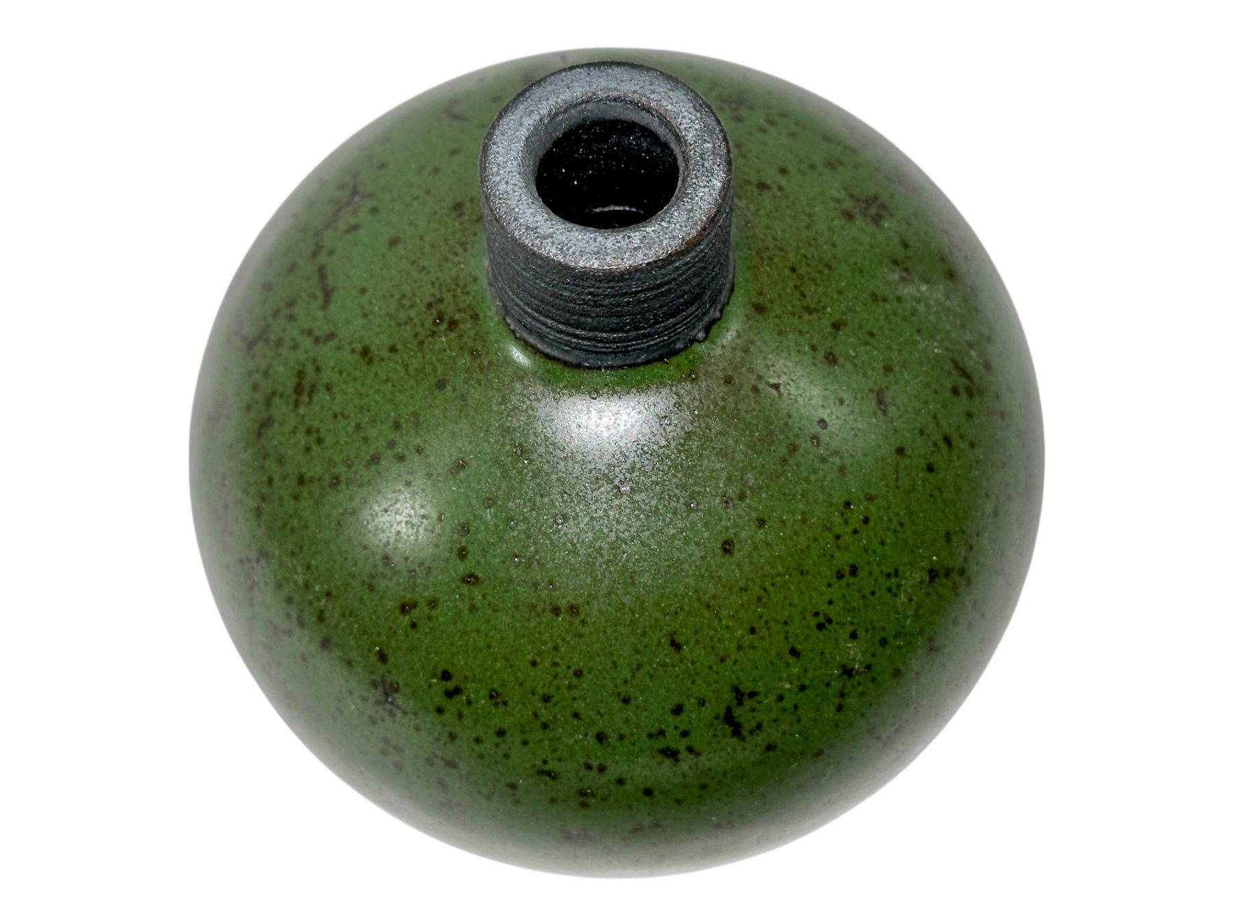 Vasen & Gefässe: Anouk Bally à Thierrens - Vase céramique émaillée vert olive – Gebraucht aus Morges von Auct 7