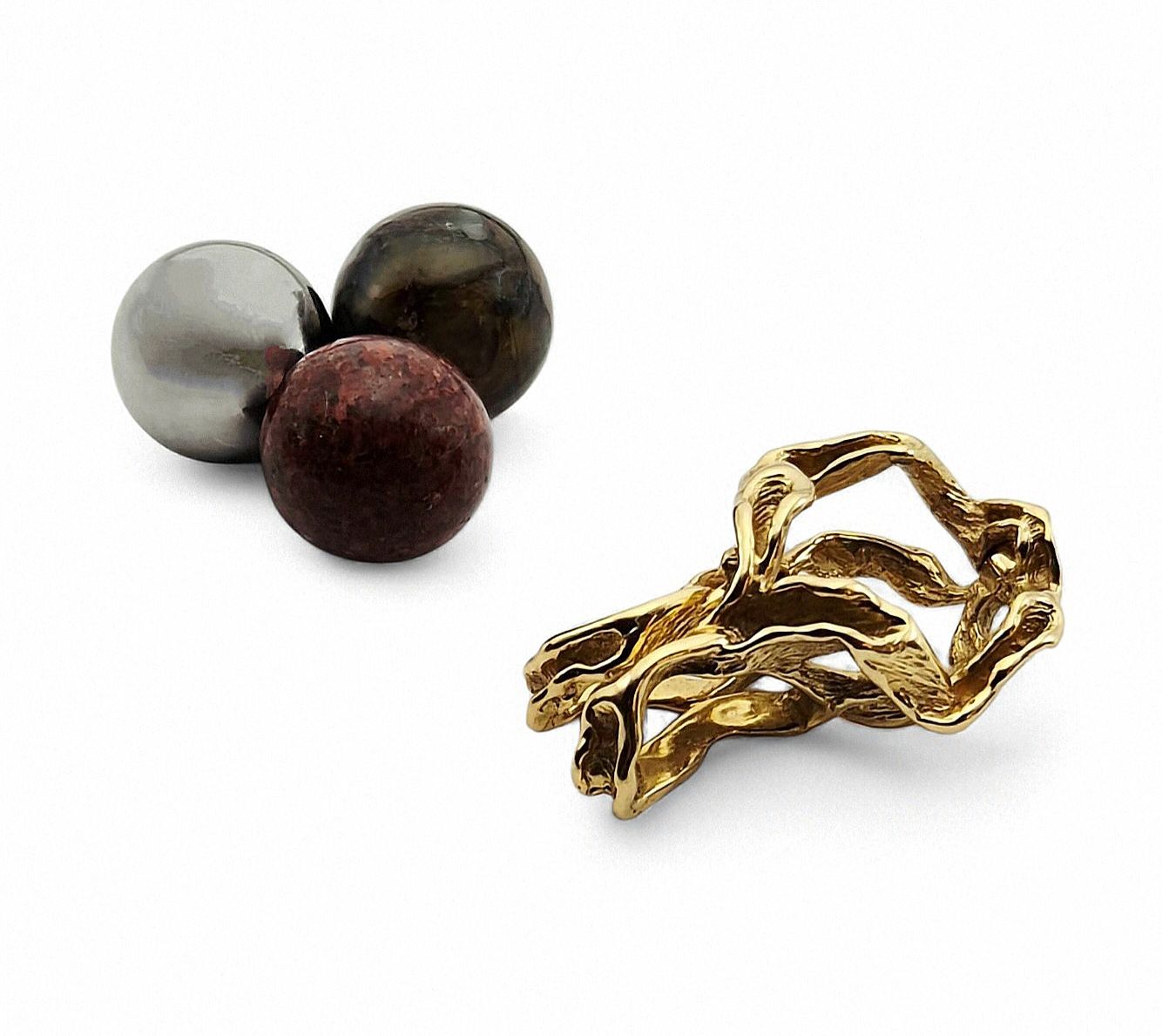 Gilbert Albert Ciondoli: Pendentif en or 18 k  GILBERT ALBERT Multi-billes 13 mm – Usato da Clarens venduto da Rimany 5