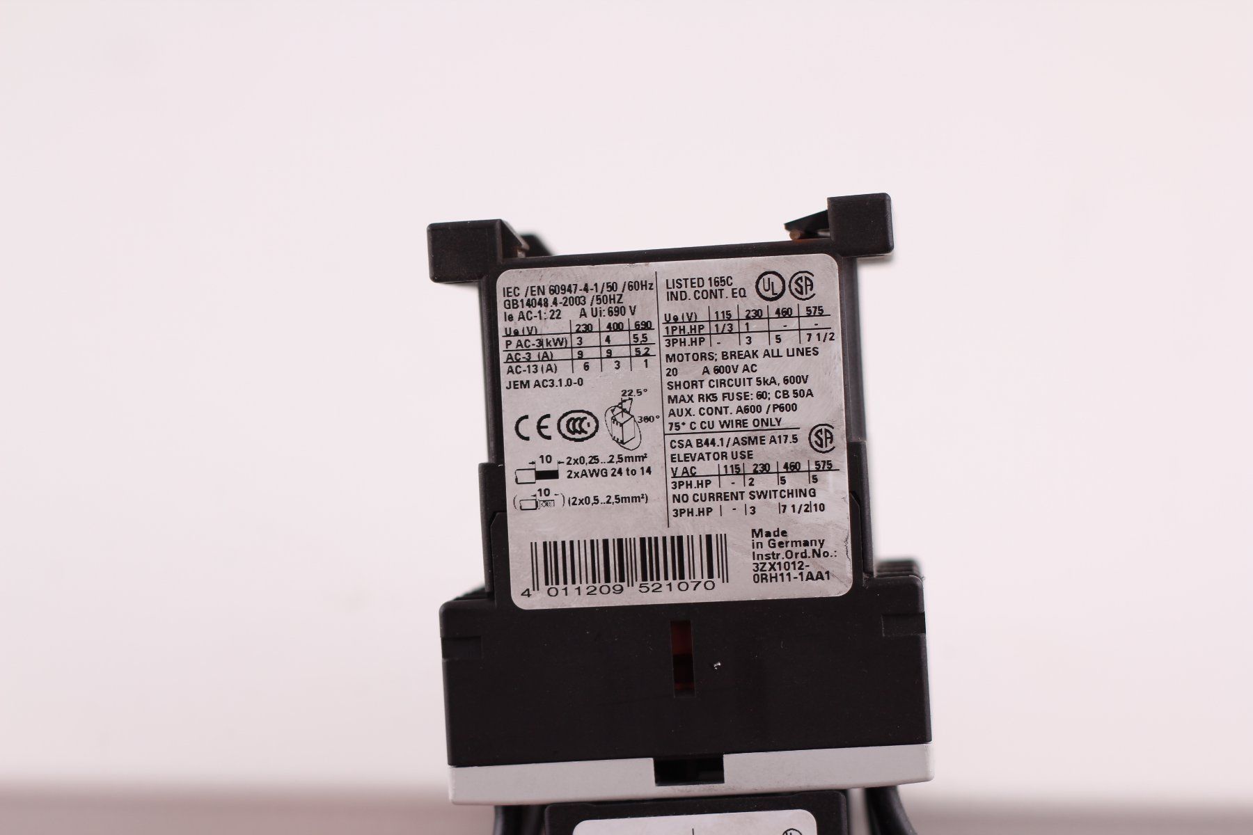 Siemens Componenti elettronici: Siemens  3ZX1012-0RH11-1AA1 – Usato da Winterthur venduto da Hint17 1