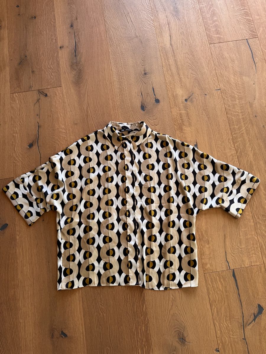 Zara Camicette: Zara Bluse geometrisches Muster Gr.S – Nuovo (secondo la descrizione) da Altendorf venduto da PiaLang 2