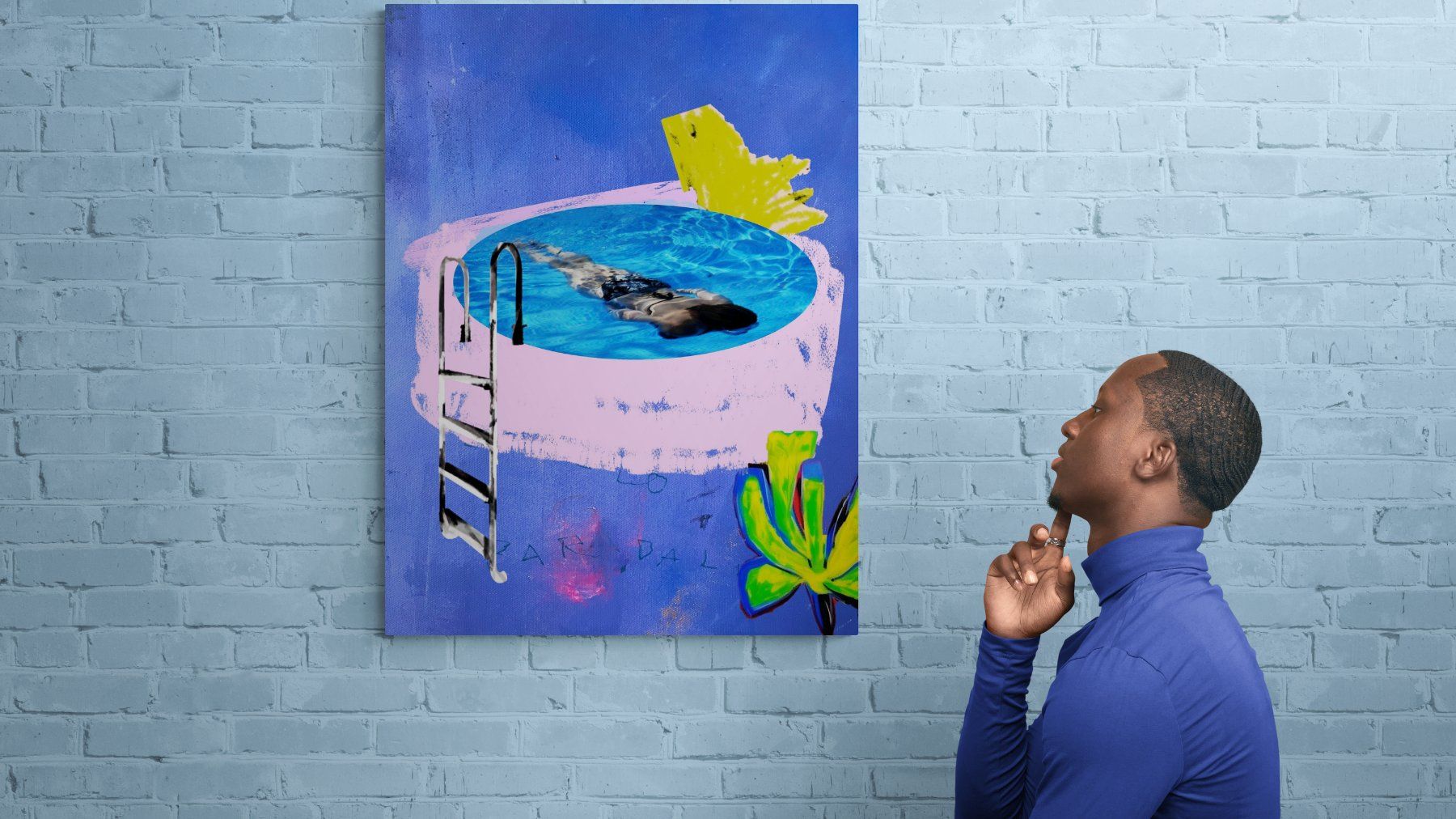 Poster & Bilder: Pink Pool – Neu und originalverpackt aus Hergiswil NW von WonderprintsCH 3