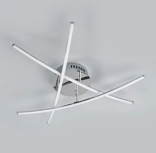 Kronleuchter & Deckenlampen: AKTION LED-Deckenlampe Yael, chrom, 3 Stäbe – Neu und originalverpackt aus Basel von Seifehuesli 2