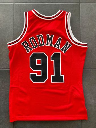 RODMAN CHICAGO BULLS SWINGMAN JORDAN PIPPEN TRIKOT JERSEY