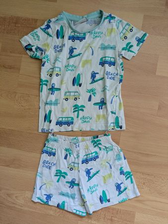 Kinder Pyjama Set T-Shirt und Shorts Grösse 104