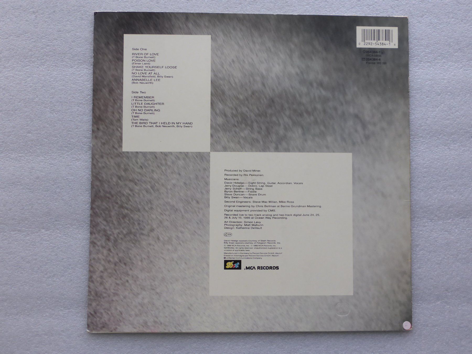 Dischi in vinile: VINYL  LP  T BONE BURNETT – Usato da Küssnacht am Rigi venduto da Sunnestrahl 3