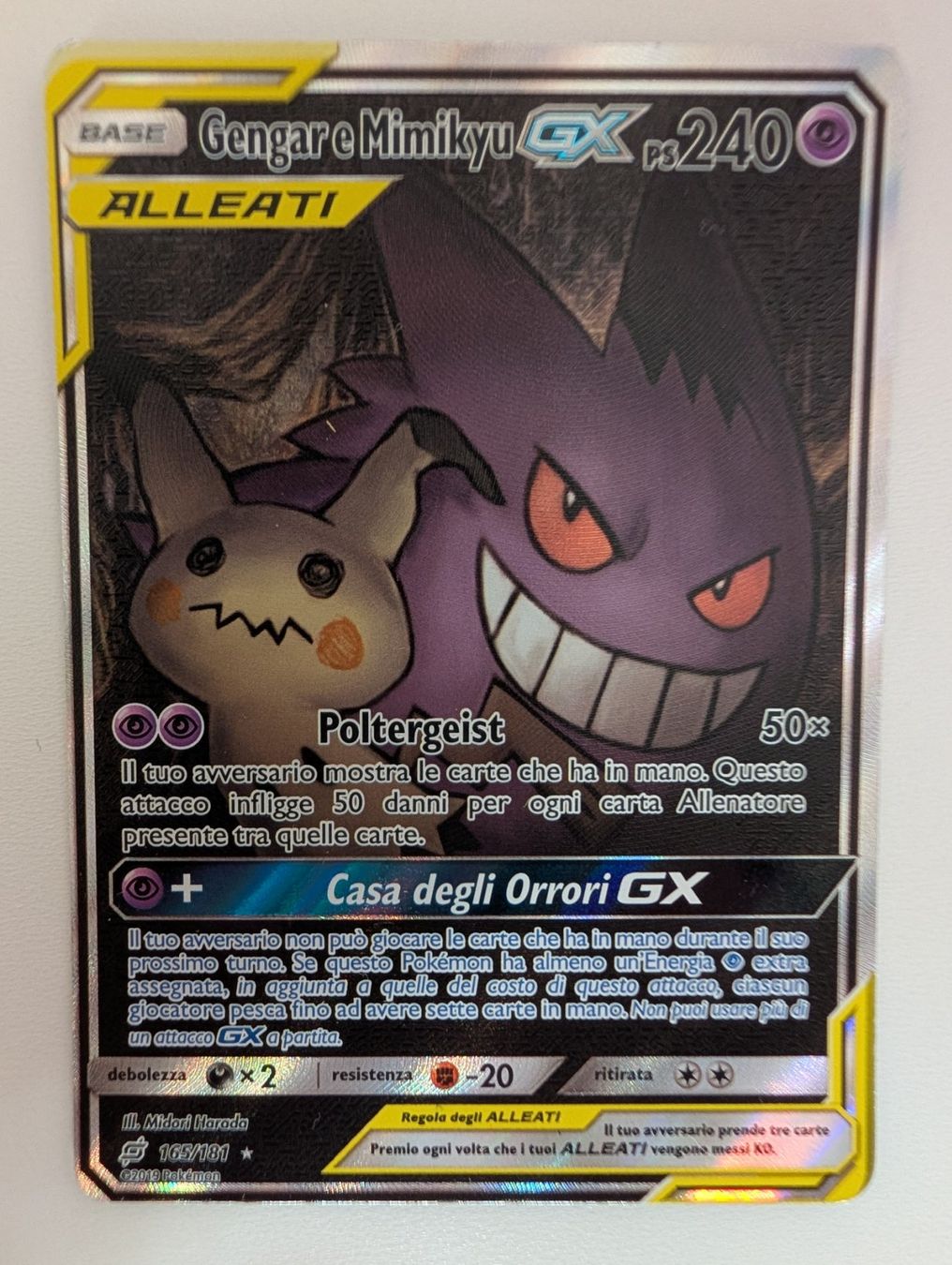 Pokémon Carte collezionabili: Gengar & Mimikyu GX 165/181 – Usato da Locarno venduto da gilbo33 6