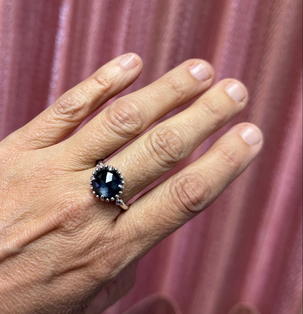 Ringe: Silberring Pandora mit blauem Kristall – Gebraucht aus Donat von troja007 3