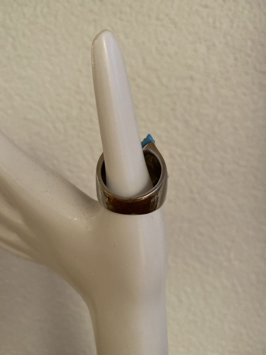 Anelli: Schicker Seestern Ring Gr. 62 Türkis Glitzer Sommer – Nuovo (secondo la descrizione) da Illnau venduto da Sniwi67 2
