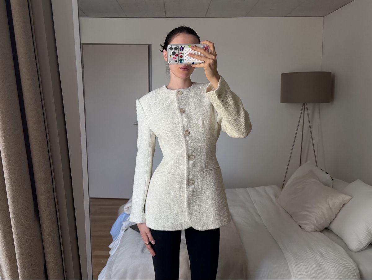 Vestes: Fitted Tweed Blazer – Neuf (Voir description) à Kloten par preloved9