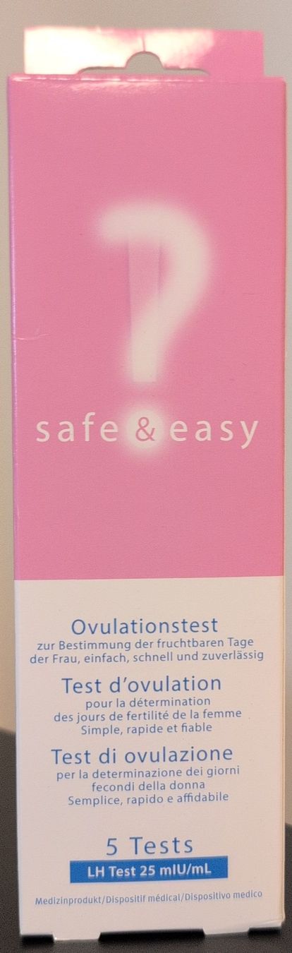 Attrezzature mediche: Safe & Easy Ovulationstest - 4 Tests – Nuovo (secondo la descrizione) da Zürich venduto da rah_5p85