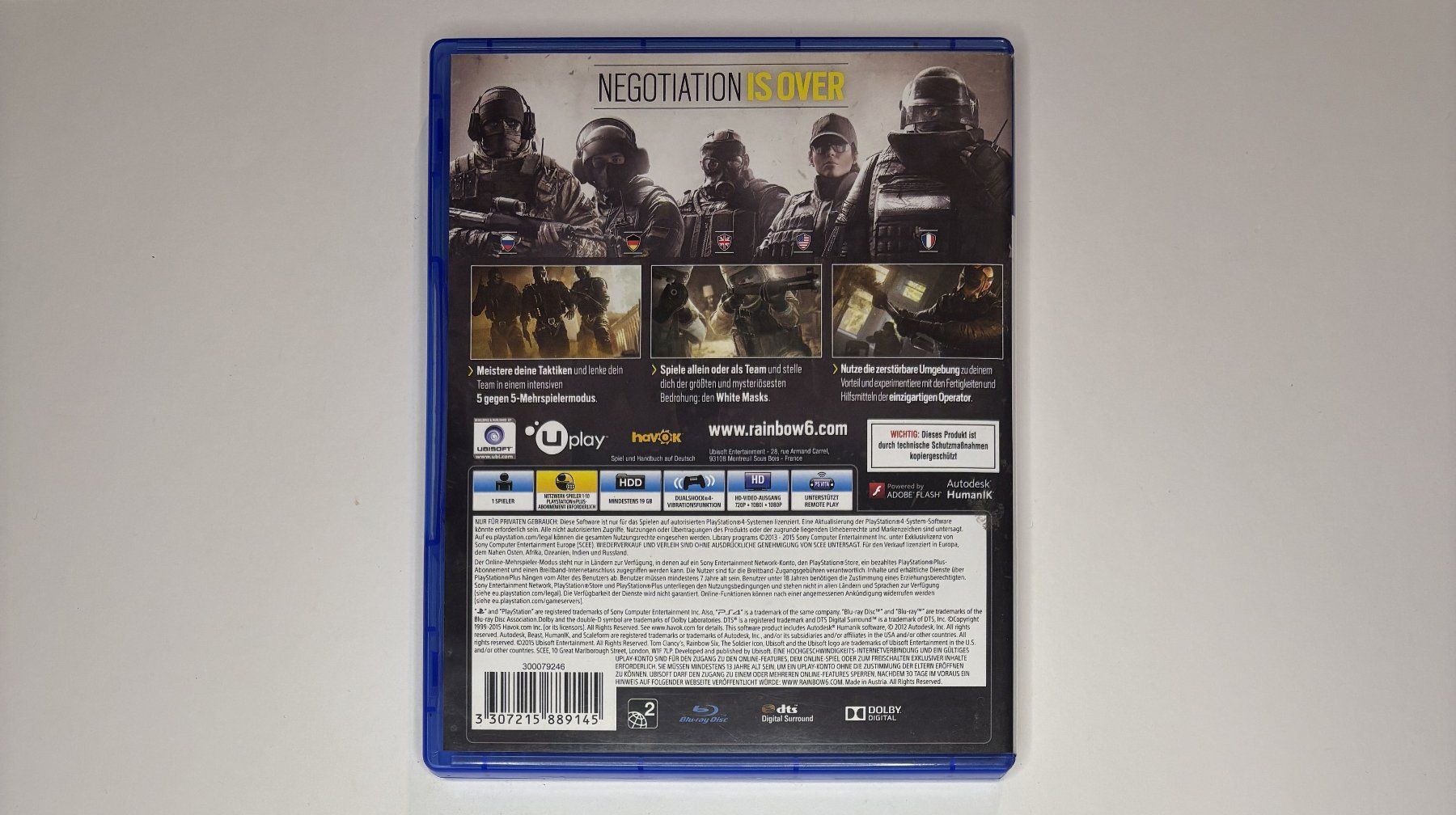 Giochi: PS4 - Tom Clancy's Rainbow Six: Siege – Usato da Allschwil venduto da Bullach 2