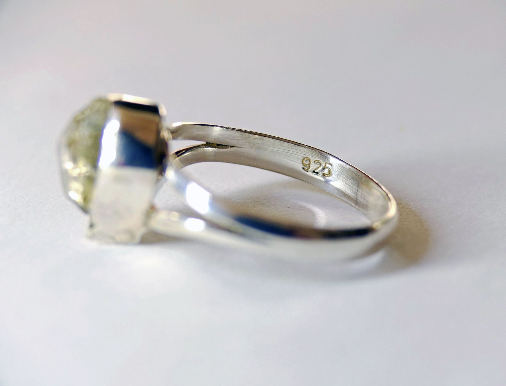 Anelli: Ring Silber 925 mit Herkimer-Diamant – Nuovo e nell'imballaggio originale da Matten b. Interlaken venduto da kero71 7