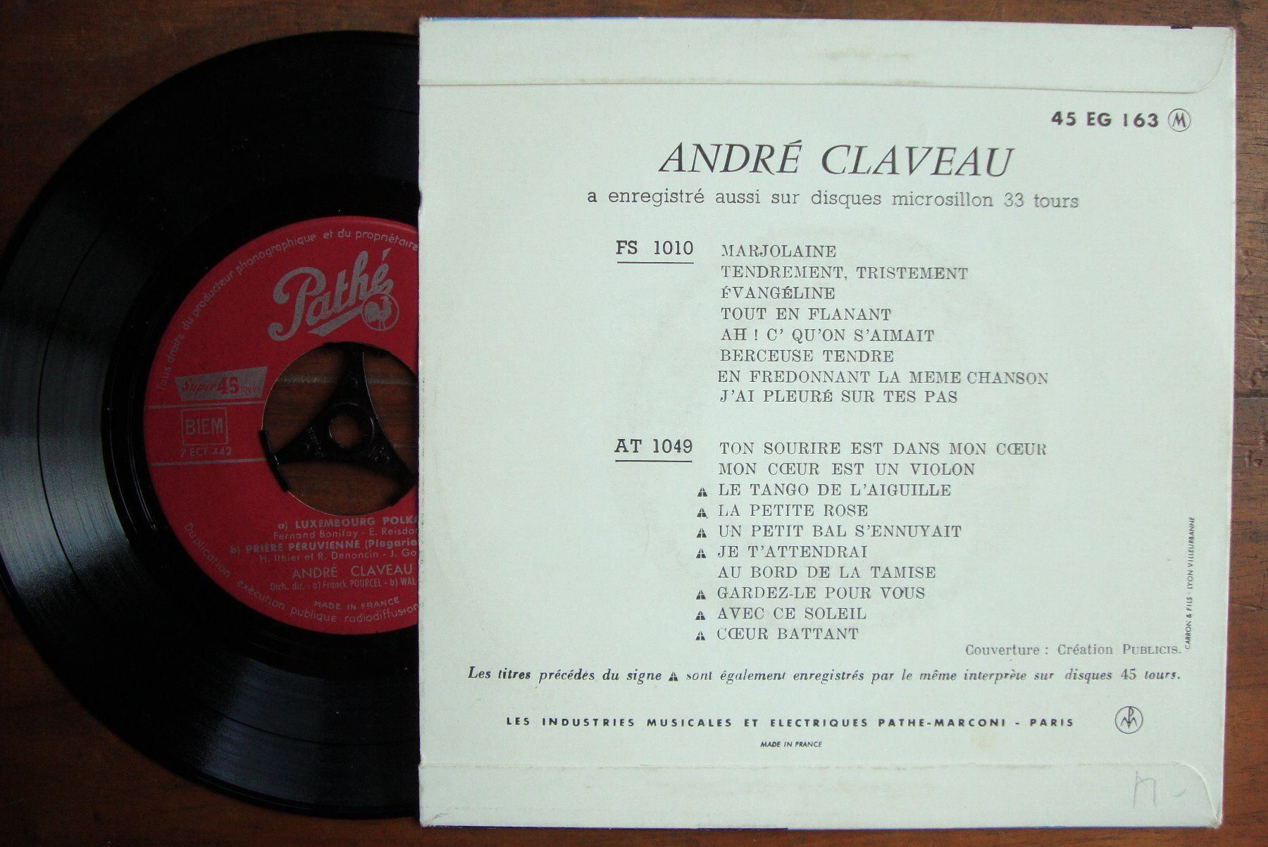 Schallplatten: ANDRÉ CLAVEAU - MON COEUR EST UN VIOLON – Gebraucht aus Bern von Uli_10_11 1