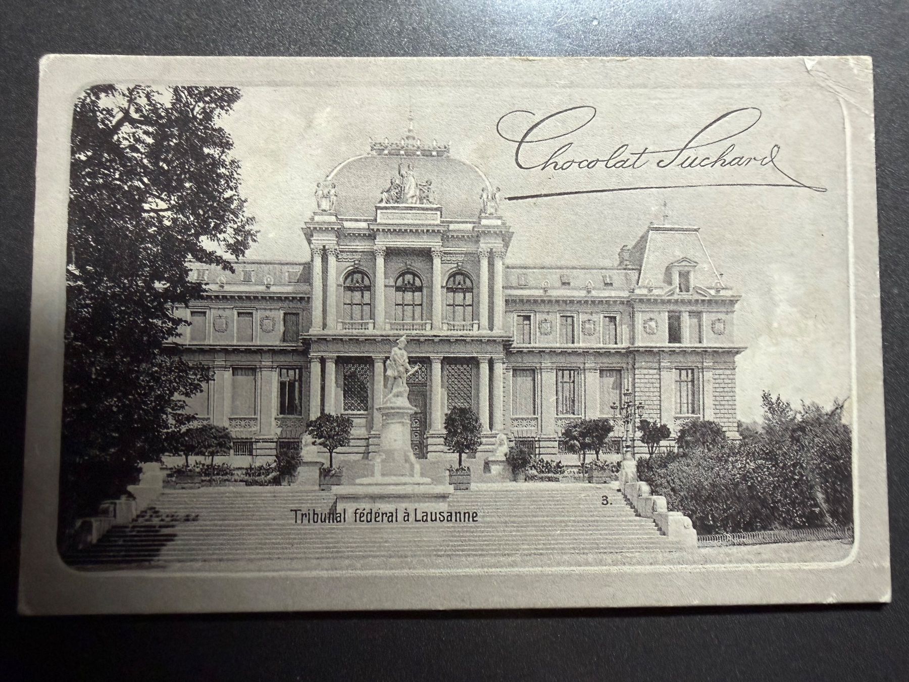 Cartoline postali: Suchard AK Lausanne ** – Usato da untervaz venduto da Wingert