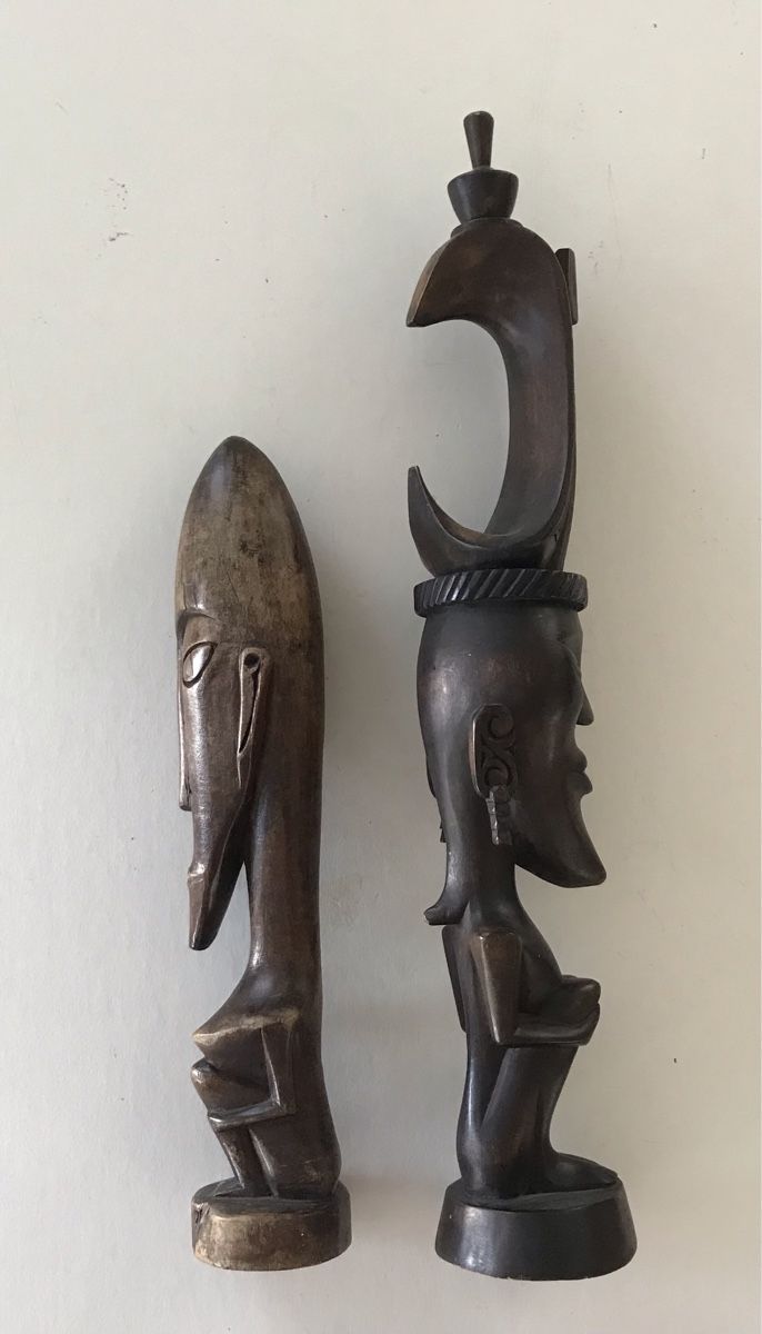 Skulpturen & Statuen: Statuettes africaines authentiques - décor d'automne! – Gebraucht aus Penthaz von Petrus45 5