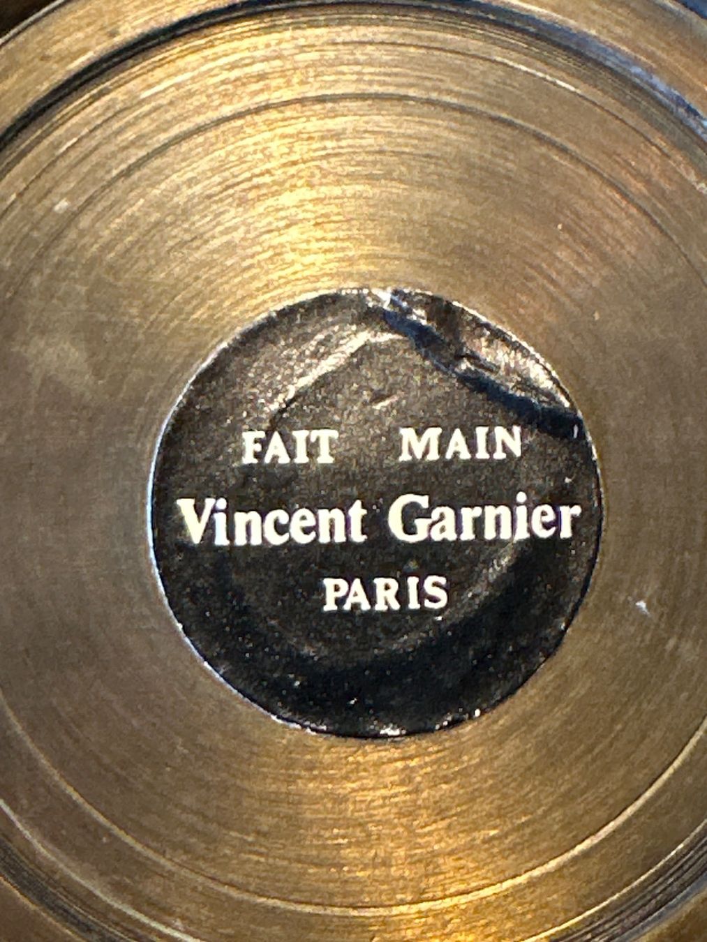 Teiere: Vintage Messing Teekanne "Fait Main" Vincent Garnier – Usato da Zürich venduto da Chaeffeler 3