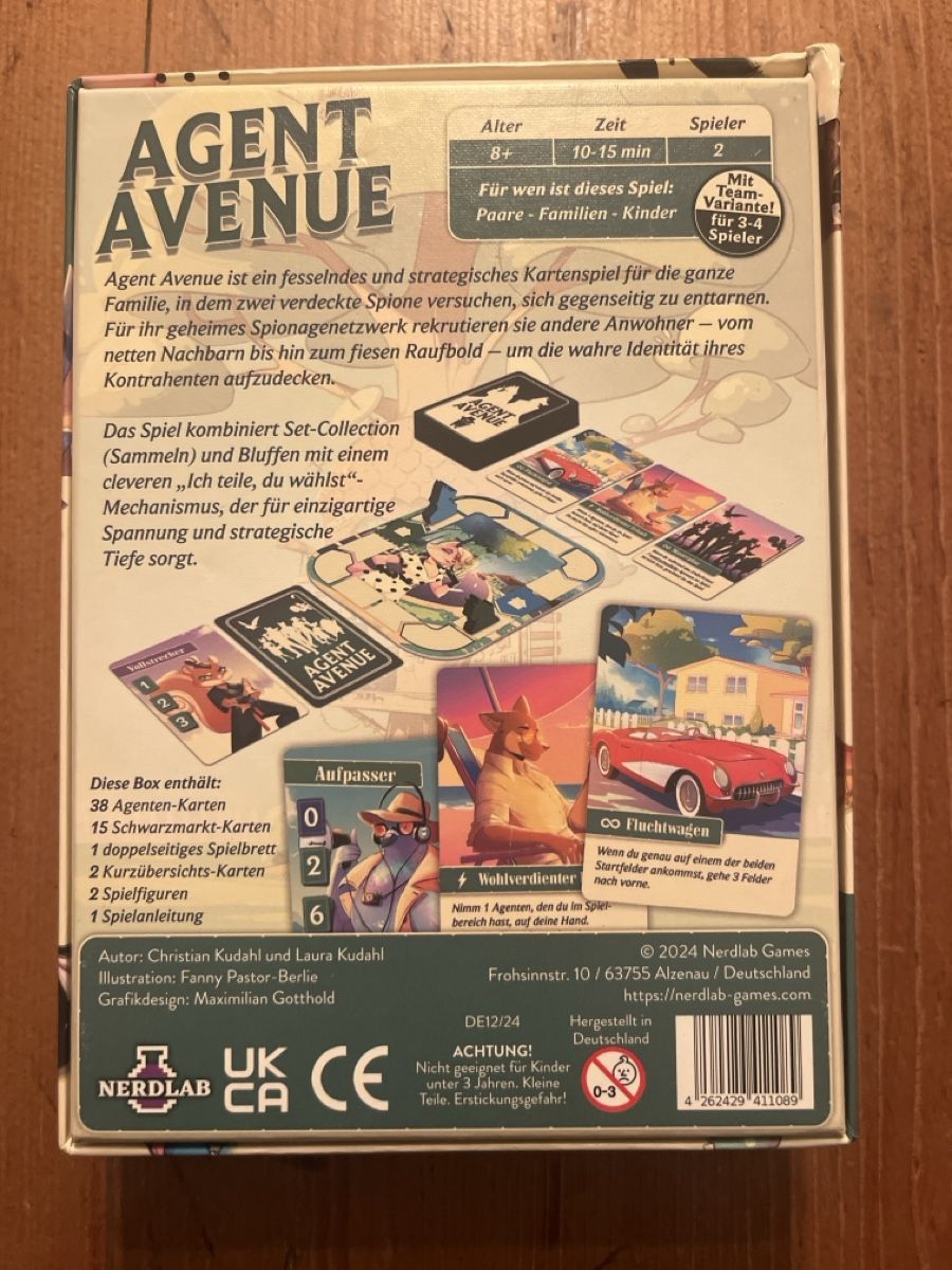 Giochi: Agent Avenue – Usato da Zollikofen venduto da sidefiin1980 1