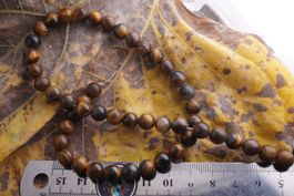 Tigerauge   7.9mm  Kugel Strang  Schmuck Produktion      –