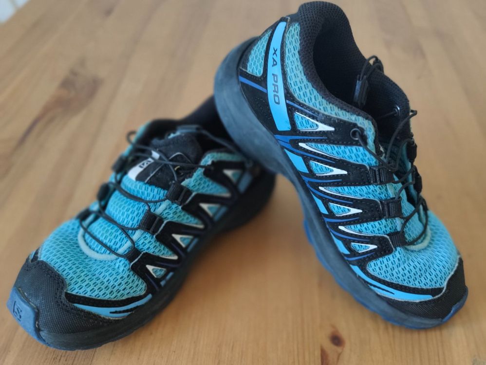 Chaussures de randonnée enfant avec scratch - NH100 bleu - 24 à 34