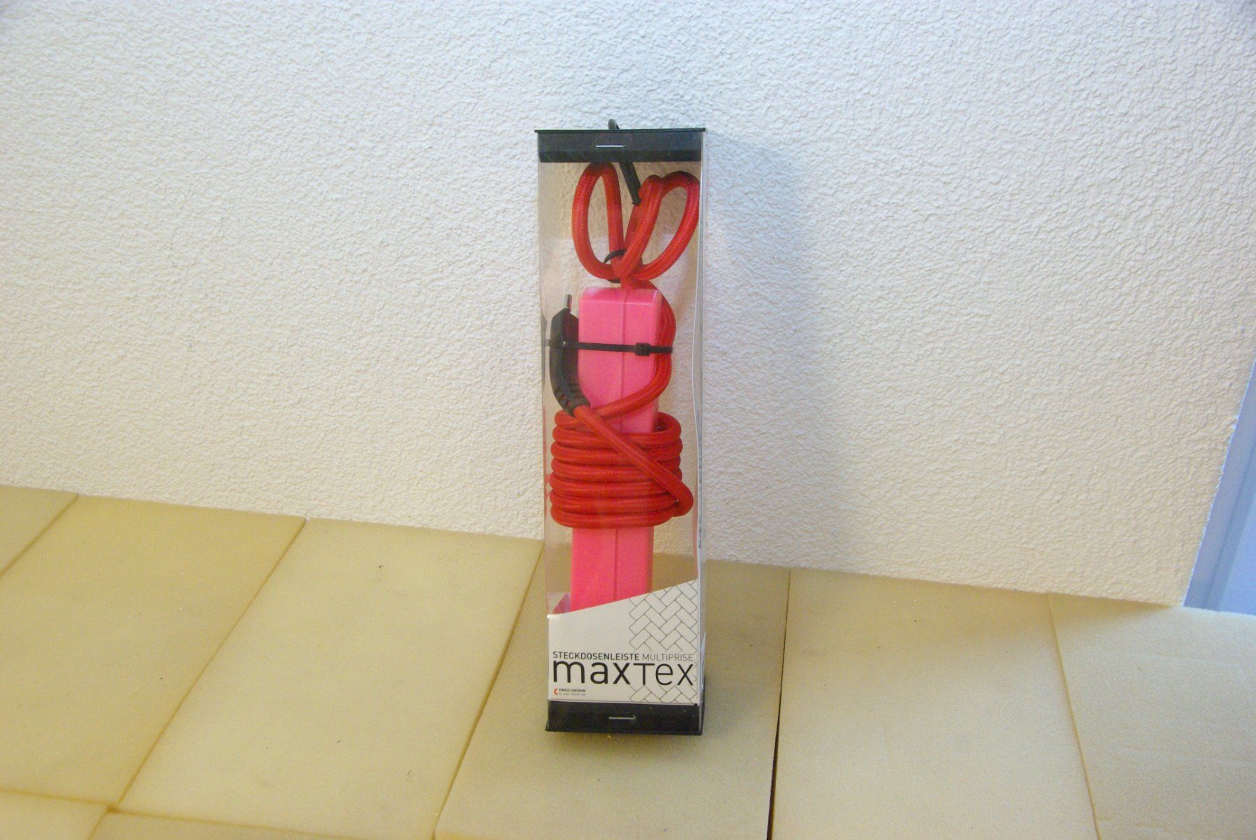 Spine: maxtex Verlängerungskabel, rosa/rot – Nuovo e nell'imballaggio originale da Herisau venduto da Cevianer1844 3