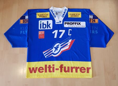 Kloten Flyers Jako Trikot, 2007/2008, Grosse XL, Nr. 17 Suri