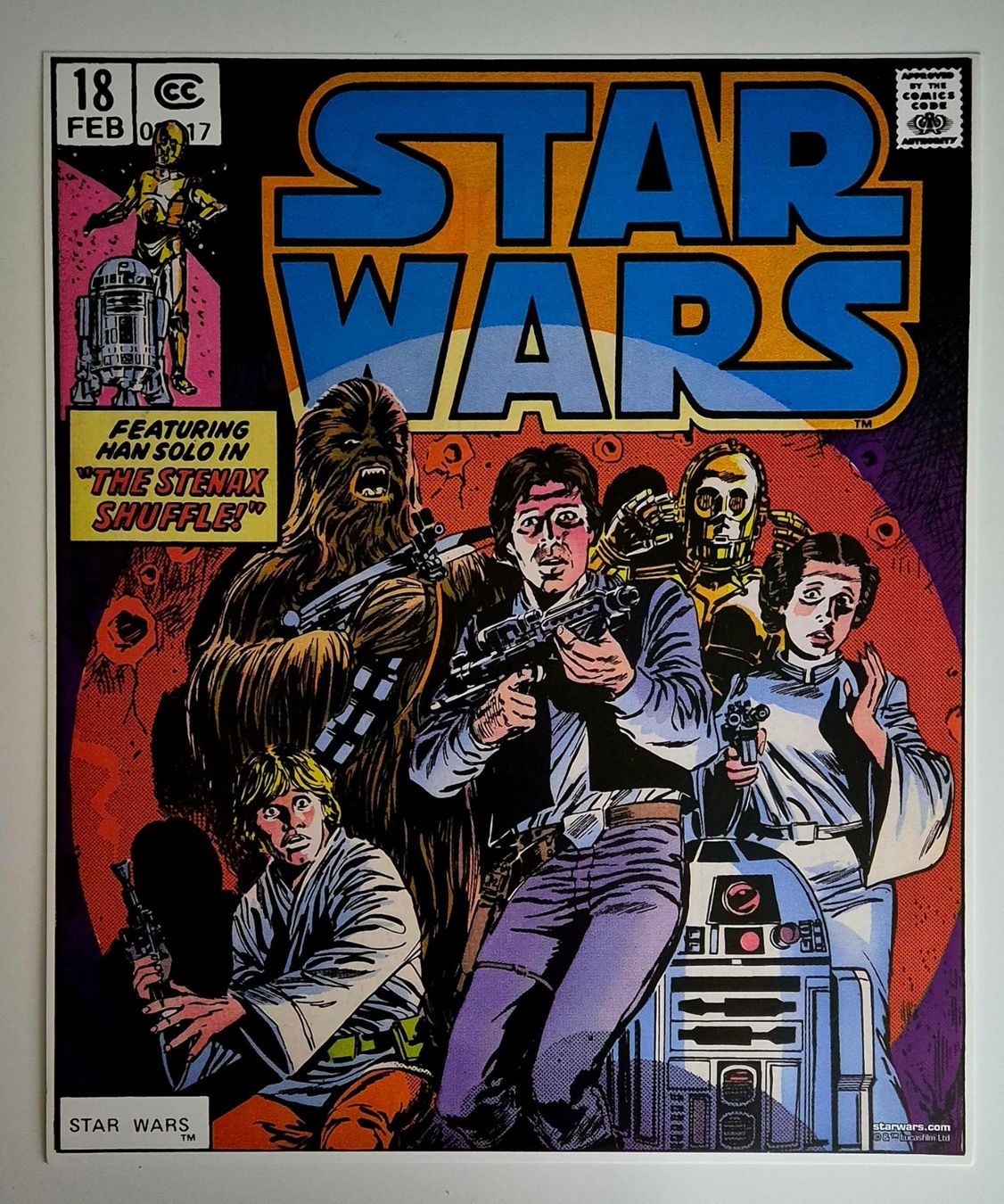 Foto & Immagini: Star Wars-Comic Plakat-Poster-Chewbacca-30x35 – Usato da Rheinfelden venduto da Pit666 2