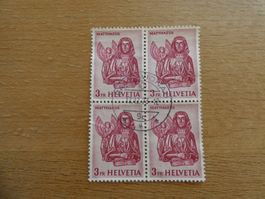 Schöner 4er Block Apostel Mathäus 1961