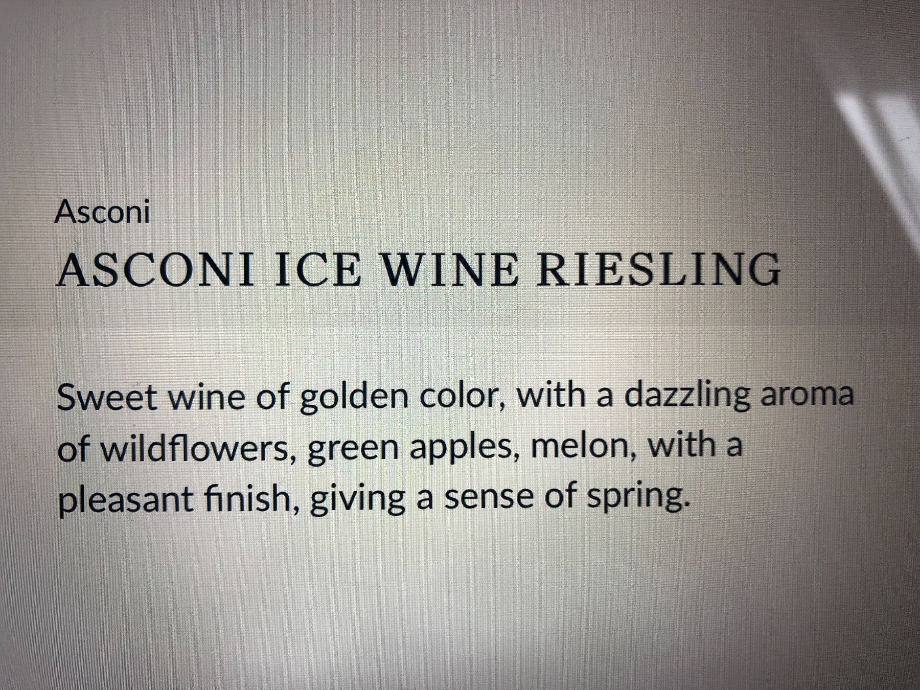 Vino: ASCONI Eiswein RIESLING 2017 – Nuovo e nell'imballaggio originale da Wald ZH venduto da mlnt 5