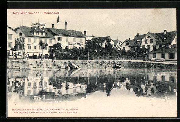 Cartes postales: AK Männedorf, Hotel Wildenmann – D'occasion à Berlin par bartko-reher