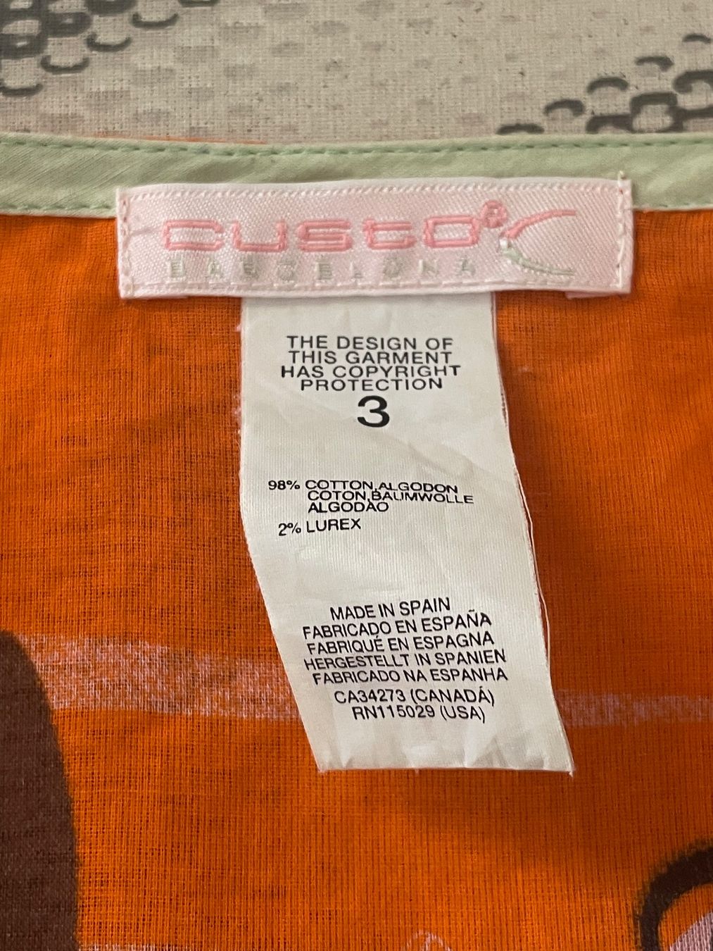 Top: CUSTO Barcelona - einzigartige Bluse Grösse M – Usato da Bern venduto da Rigoler 2