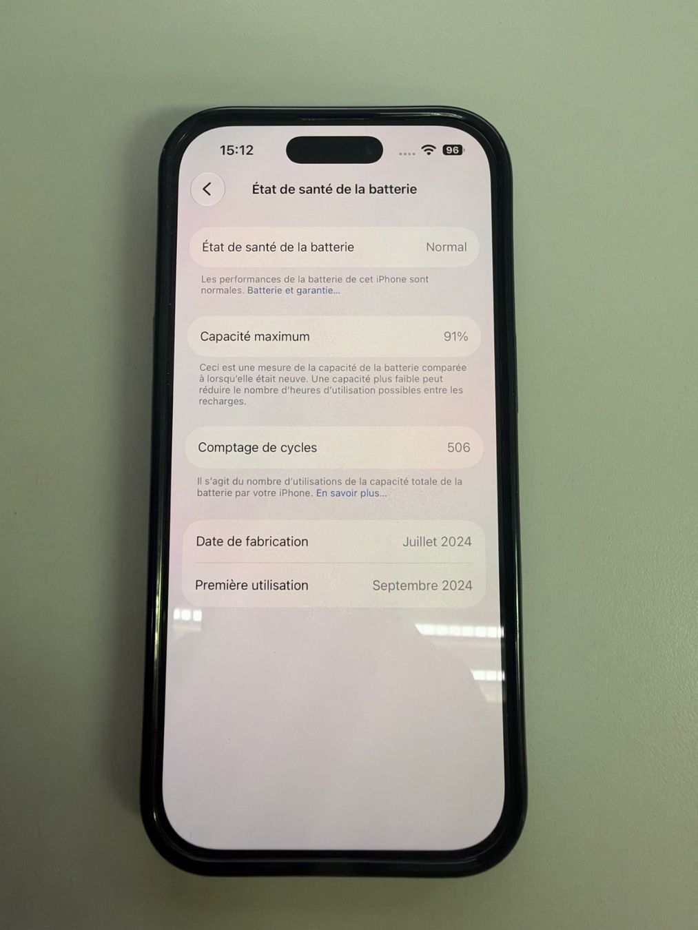 Apple Telefoni cellulari / Smartphones: iPhone 16 Pro 256 GB Titane Blanc – Usato da Basse-Nendaz venduto da maytainf 6
