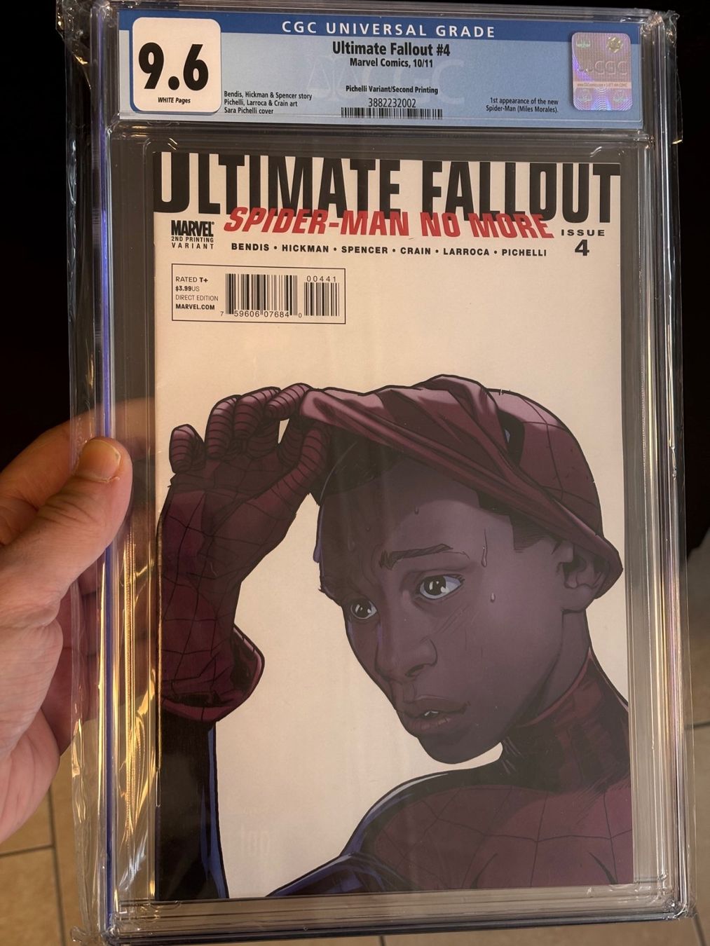 Comics: ULTIMATE FALLOUT #4 (Second Printing & Pichelli) – CGC 9.6 – Neu (gemäss Beschreibung) aus Mézières VD von ds7783 4
