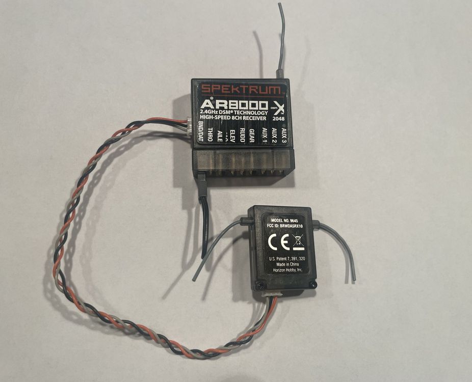 Rc Receiver AR8000 Empfänger 24 GHz 8CH mit Satellit kompatibel mit Spectrum