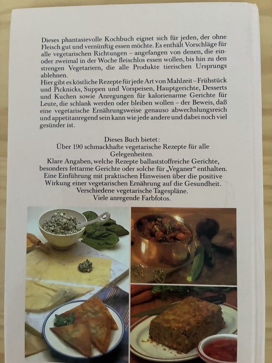 Libri: 3 vegetarische Bücher – Nuovo (secondo la descrizione) da Buchs ZH venduto da how_wf9j 3