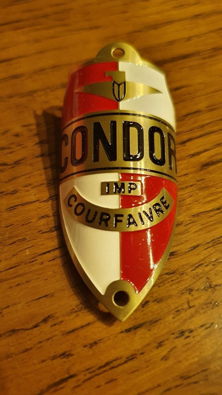 Pezzi di ricambio: Plaquette de cadre vélo Condor – Nuovo (secondo la descrizione) da courtetelle venduto da bmwhp2