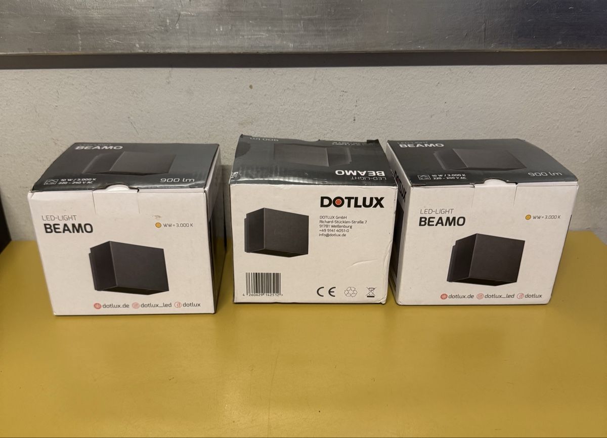 Lampen: DOTLUX LED-LEUCHTE BEAMO NEU 3 Stuck – Neu (gemäss Beschreibung) aus Schlieren von Freundlich02