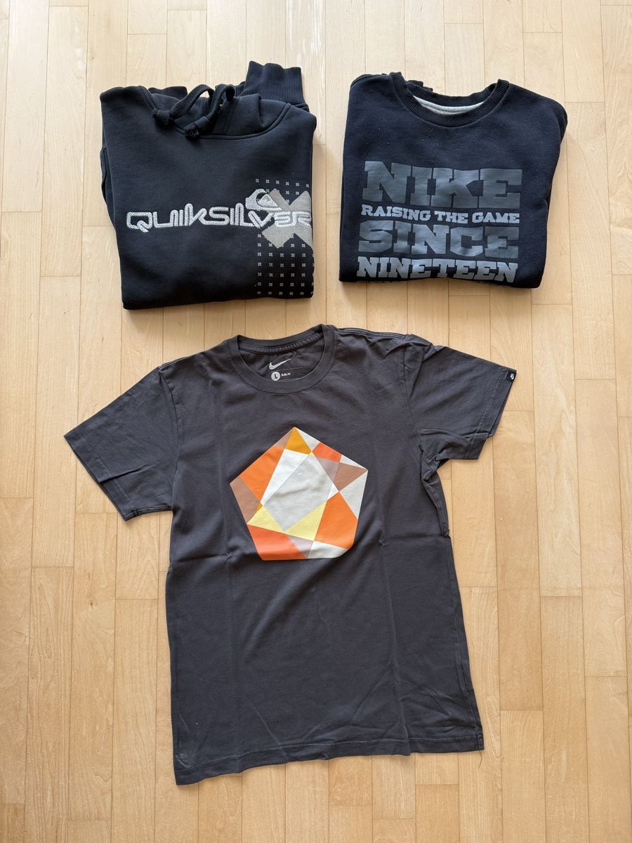 Lotti di vestiti: 3 Stück: Shirts & Pullover Herren M/L - Nike & Quicksilver – Usato da Uster venduto da Schangnau87 2