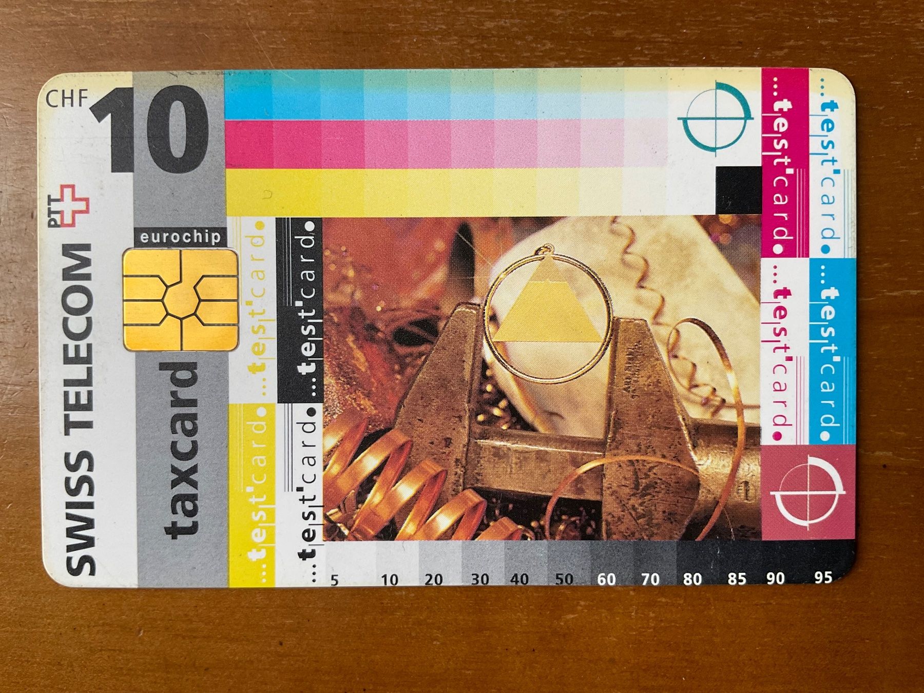 Schede telefoniche: Testcard der Swiss Telecom 10 Fr – Usato da Zürich venduto da Tolima194