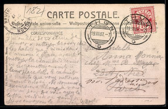 Cartoline postali: AK Thun, Das Berntor und Schloss – Usato da Berlin venduto da bartko-reher 1