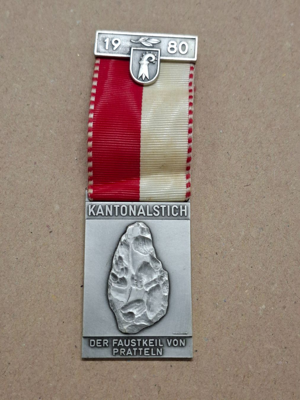 Medaglie: Basel Land Kantonalstich 1980 (A683) – Usato da Schwanden GL venduto da Suvorov 2